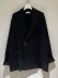 画像1: barbell object（バーベルオブジェクト） wool coat（ウールコート） ブラック (1)