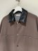 画像3: THE JEAN PIERRE（ジャンピエール） Leather Collar Coat（レザーカラーコート） モカ