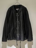 barbell object（バーベルオブジェクト） leather ns jkt（レザーnsジャケット） フェードブラック