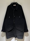 barbell object（バーベルオブジェクト） r/w off coat（リバーウールダブルフェイスコート） ブラック