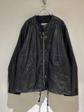 barbell object（バーベルオブジェクト） leather ns jkt（レザーnsジャケット） フェードブラック