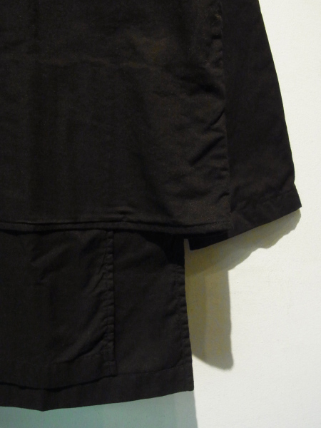 UNUSED（アンユーズド） レイヤードシャツ ブラック - margin