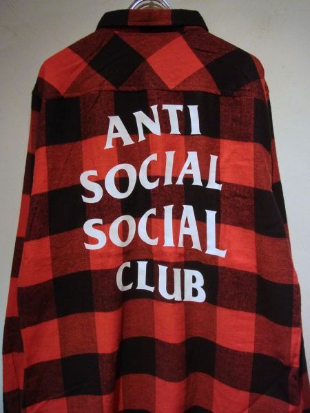 Anti Social Social Club（アンチソーシャルソーシャルクラブ・ASSC） ブロックチェック フランネルシャツ