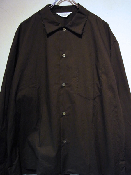 UNUSED（アンユーズド） カットオフシャツ ブラック - margin