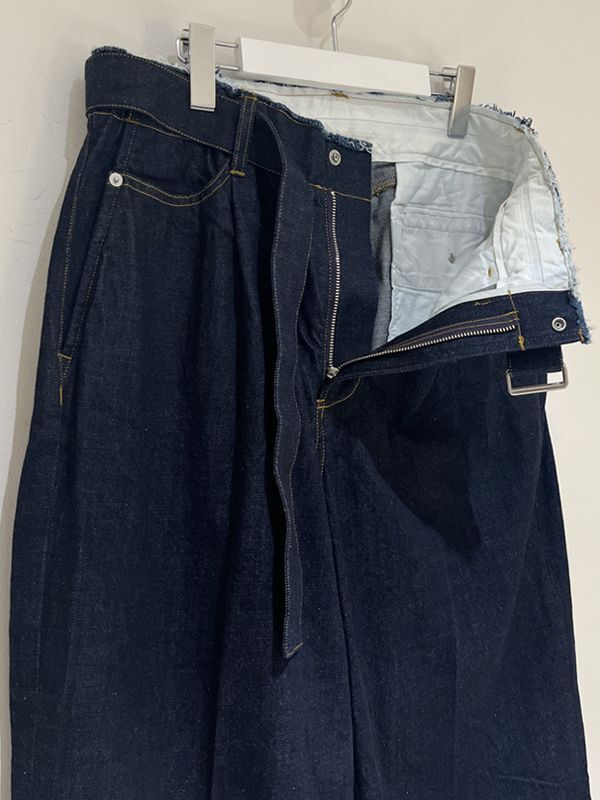 YOKE（ヨーク） Cut-off Wide Denim Trousers（カットオフワイドデニム 