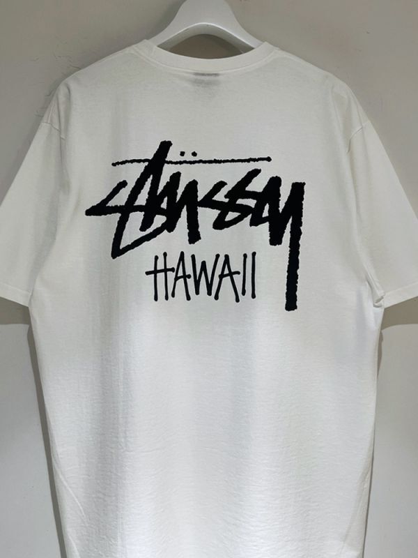 STUSSY（ステューシー） HAWAII（Kailua）限定 ロゴTシャツ ホワイト