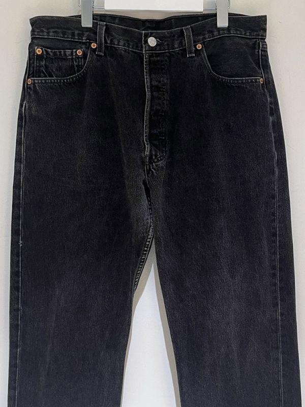 90s vintage Levi's 501 black denim pants | www.gamutgallerympls.com