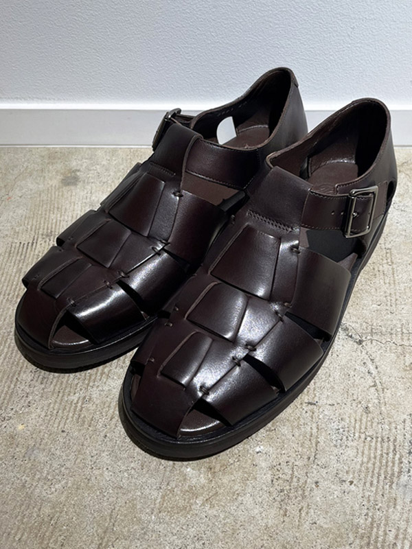 Paraboot（パラブーツ） JOSEPH（ジョゼフ）別注 Pacific（パシフィック） グルカサンダル ダークブラウン - margin