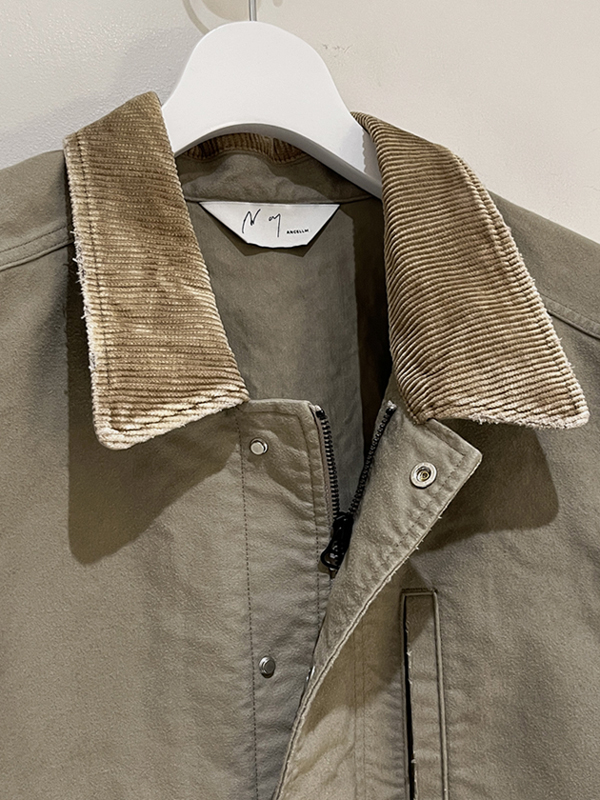 ANCELLM MOLESKIN WORK JACKET ベージュ　1 ANCELLM MOLESKIN WORK JACKET [BEIGE] - Fresh Service