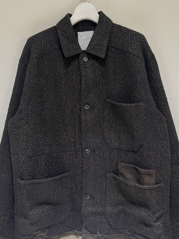 ENGINEERED GARMENTS ウールヘリンボーンオーバーオール SUGARHILL／シュガーヒル／HERRINGBONE COVERALL／ヘリンボーン