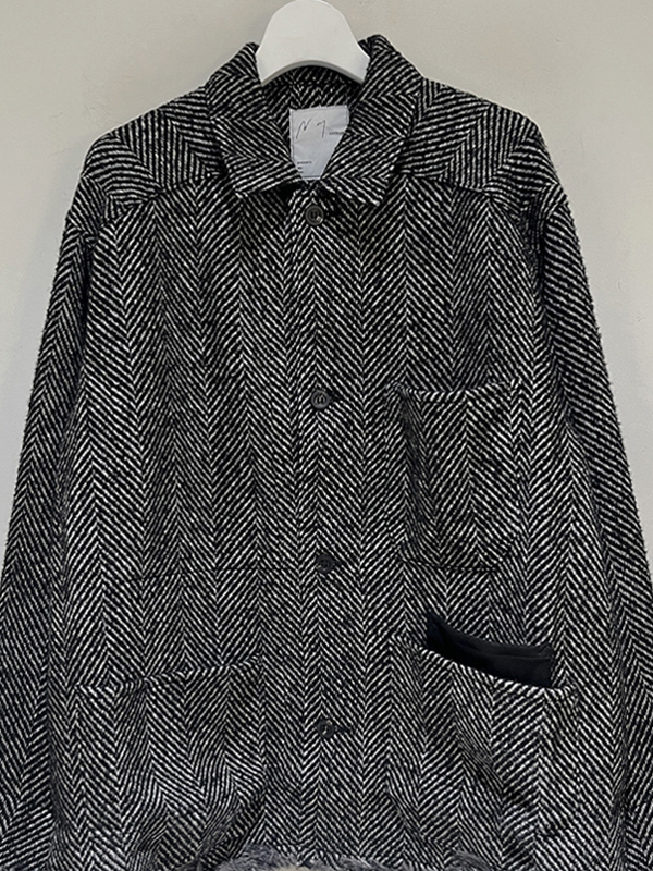 ANCELLM（アンセルム） Damage Wool Herringbone Coverall